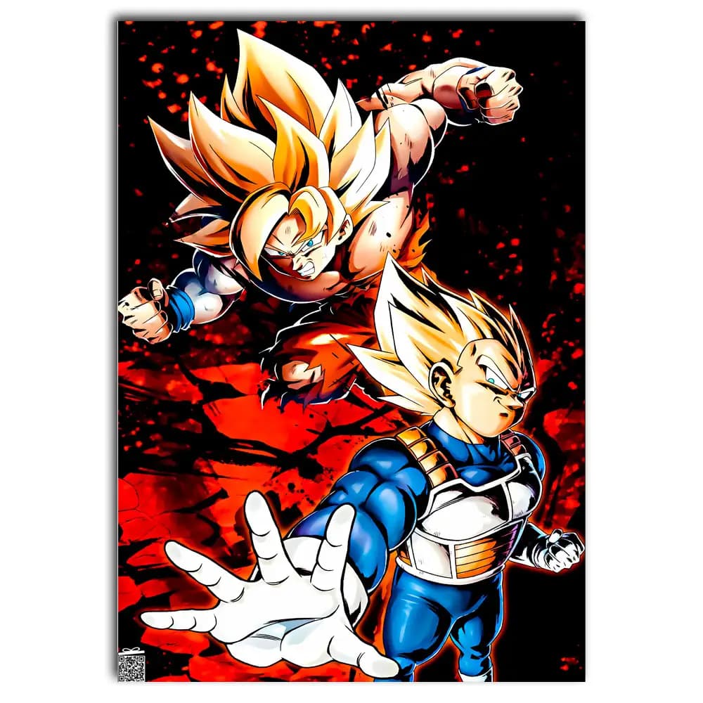 متال پوستر انیمه Goku کد A061