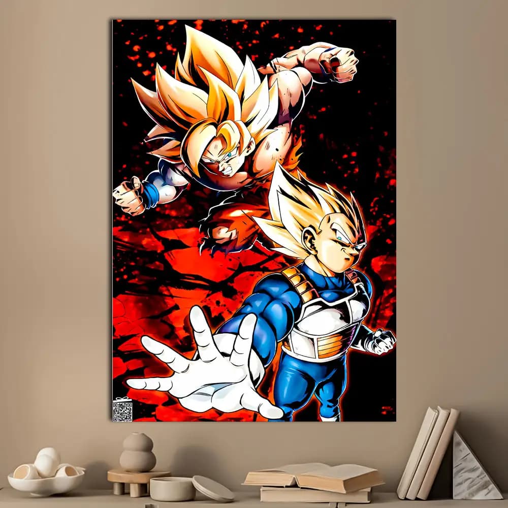 متال پوستر انیمه Goku کد A061 — تصویر ۳