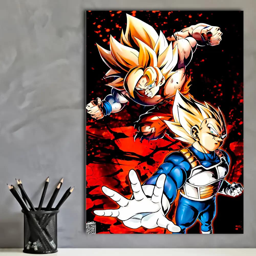 متال پوستر انیمه Goku کد A061 — تصویر ۲