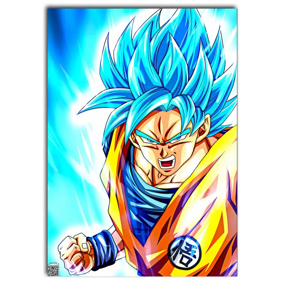 متال پوستر انیمه Goku کد A060