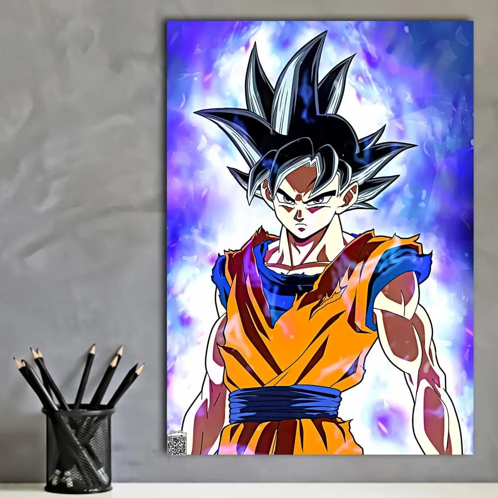 متال پوستر انیمه Goku کد A057 — تصویر ۲