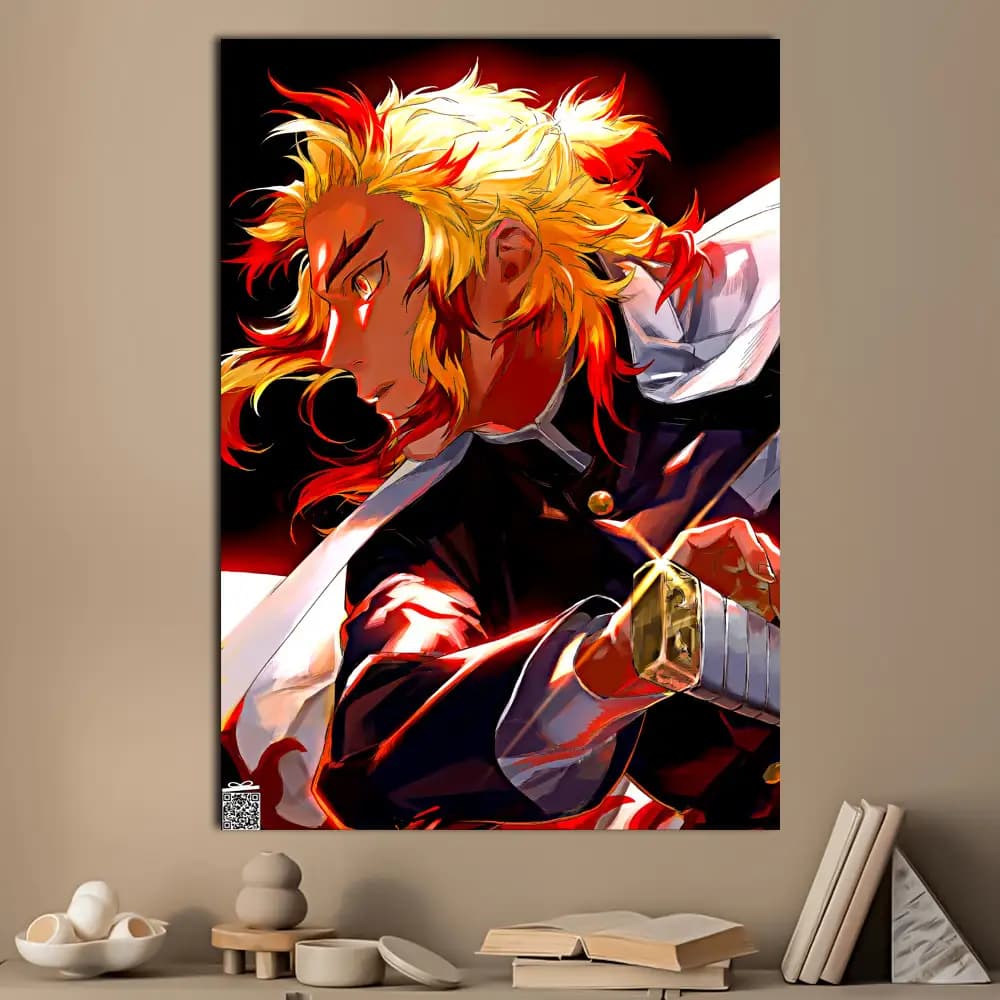 متال پوستر انیمه Demon Slayer کد A048 — تصویر ۳
