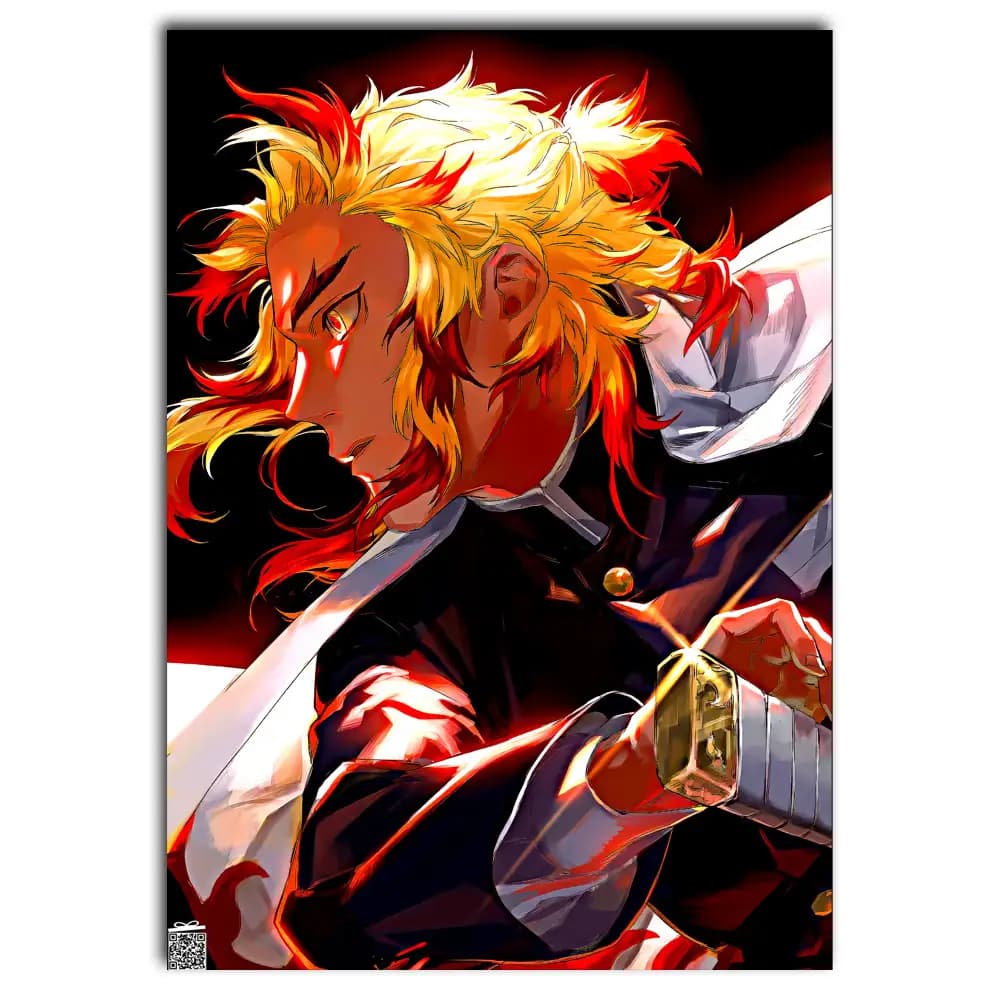 متال پوستر انیمه Demon Slayer کد A048