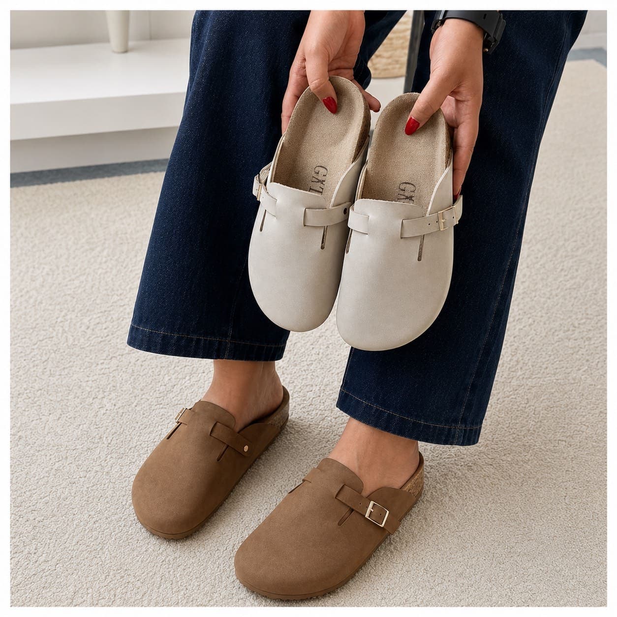 اسلیپر Birkenstock مدل stussy — تصویر ۴