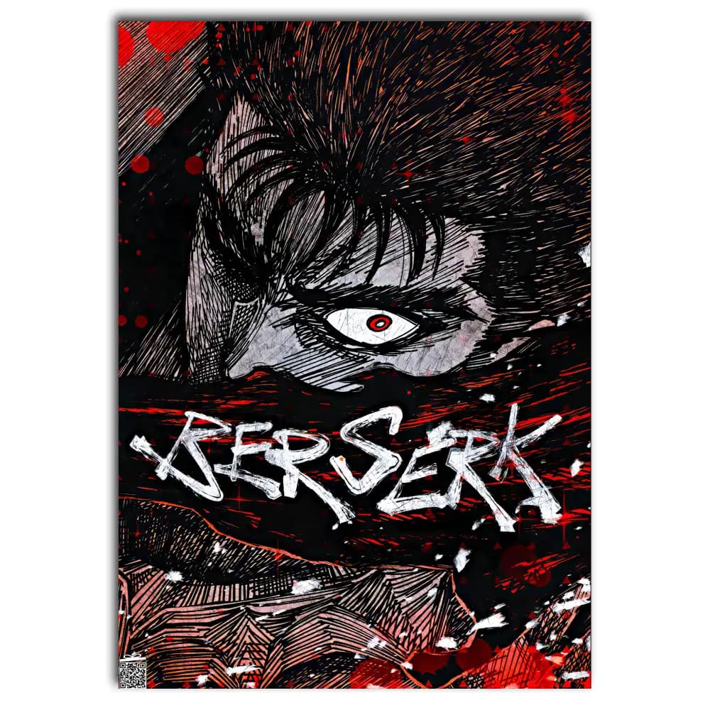متال پوستر انیمه Berserk کد A035