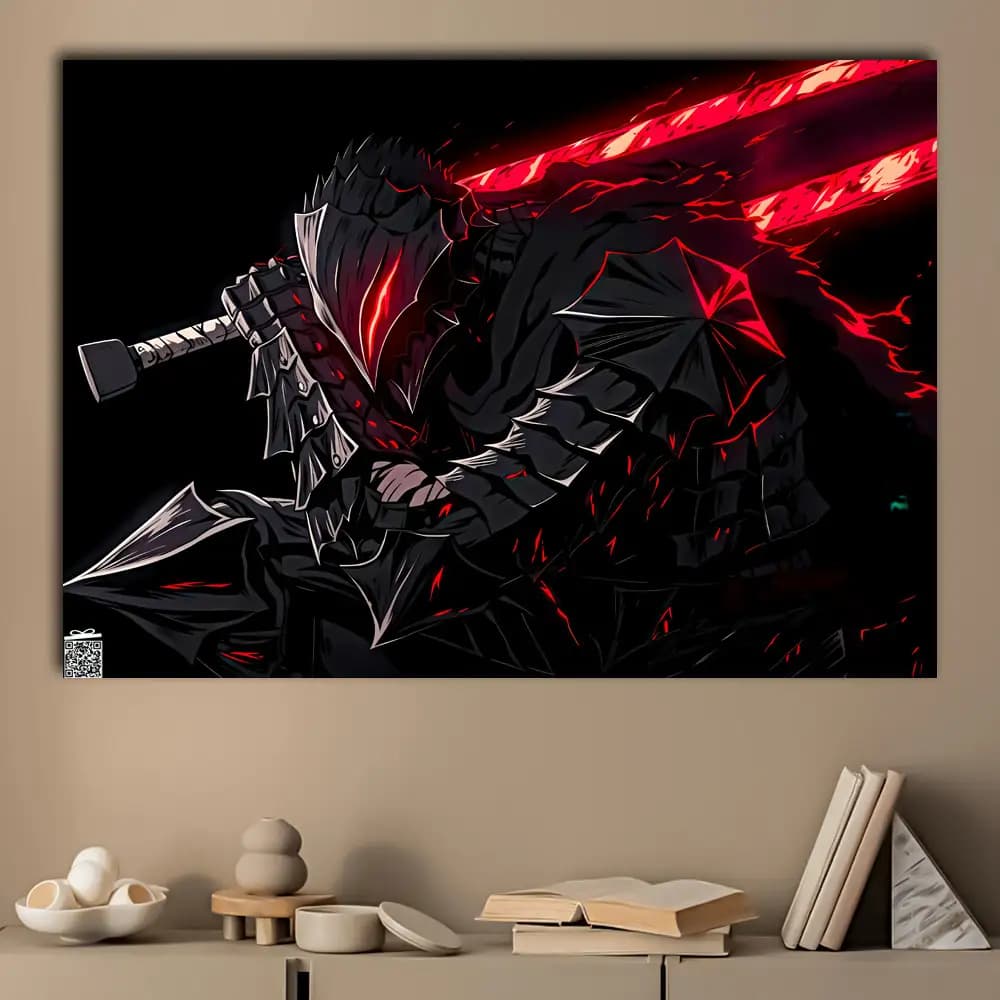 متال پوستر انیمه Berserk کد A034 — تصویر ۳