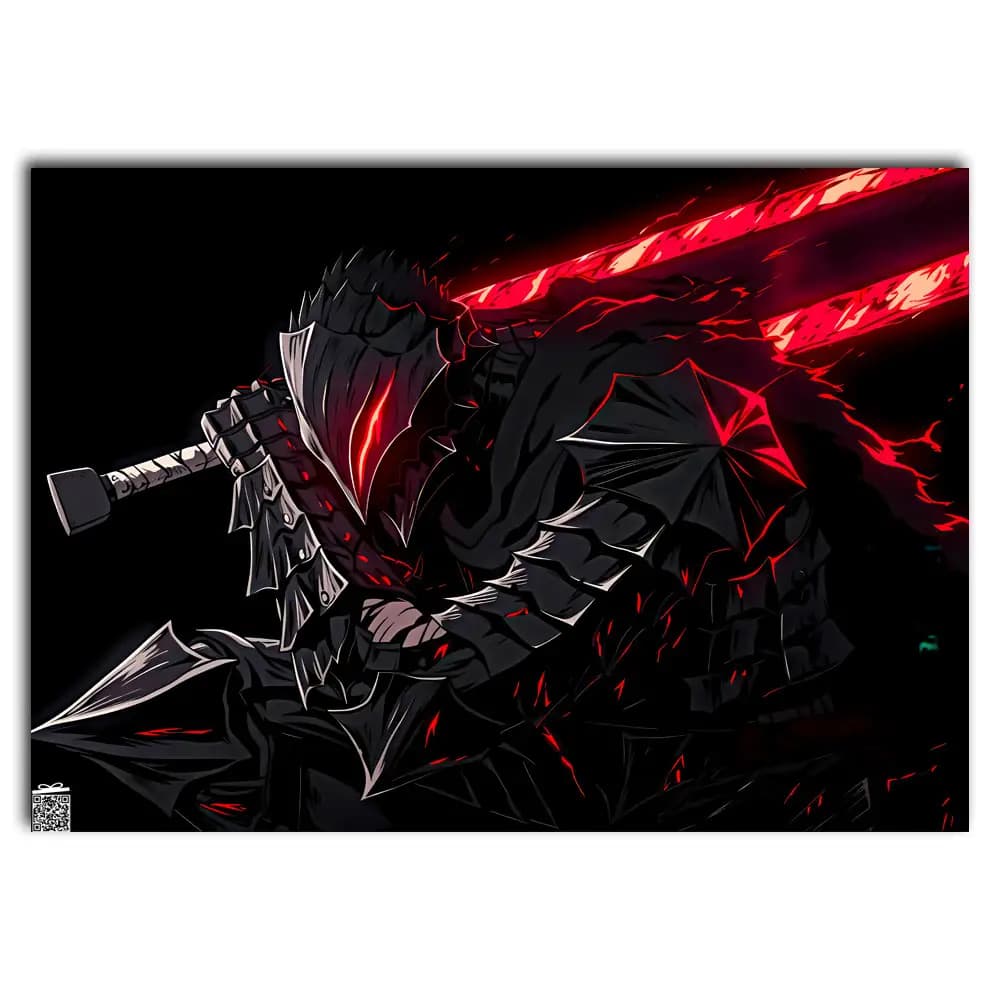متال پوستر انیمه Berserk کد A034