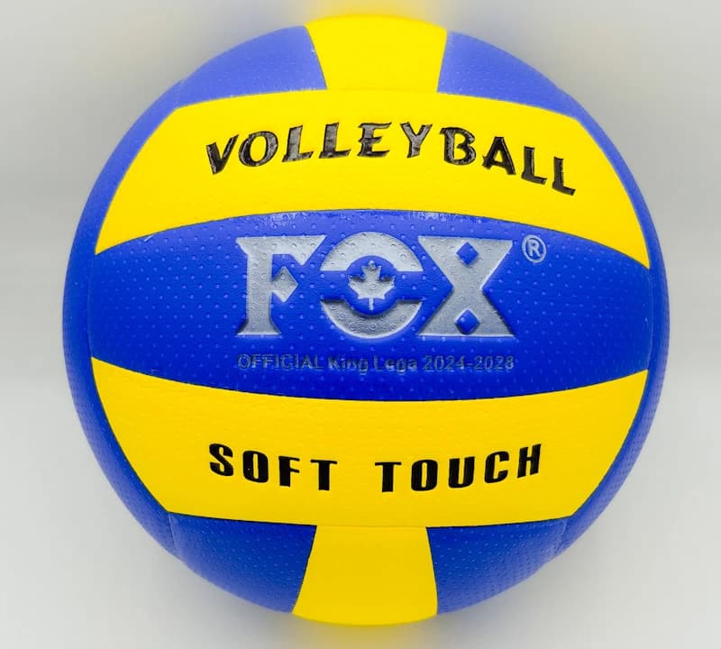توپ والیبال سالنی فوکس (FOX) مدل Soft Touch King Lega رویه PU ژاپنی | سایز ۵ — تصویر ۷