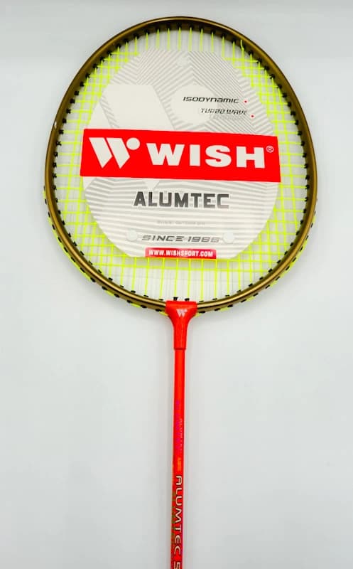 راکت بدمینتون ویش (Wish) مدل Alumtec 550 | تکی (دو تکه) همراه با نیم‌کاور — تصویر ۵