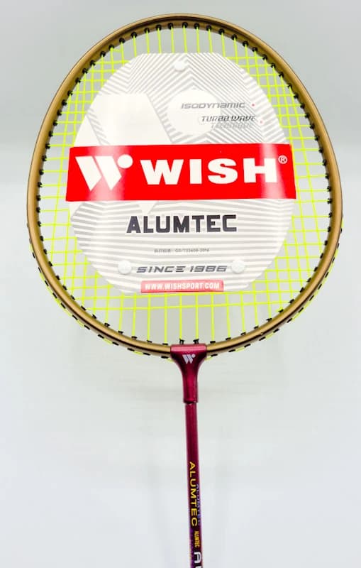 راکت بدمینتون ویش (Wish) مدل Alumtec 550 | تکی (دو تکه) همراه با نیم‌کاور — تصویر ۳