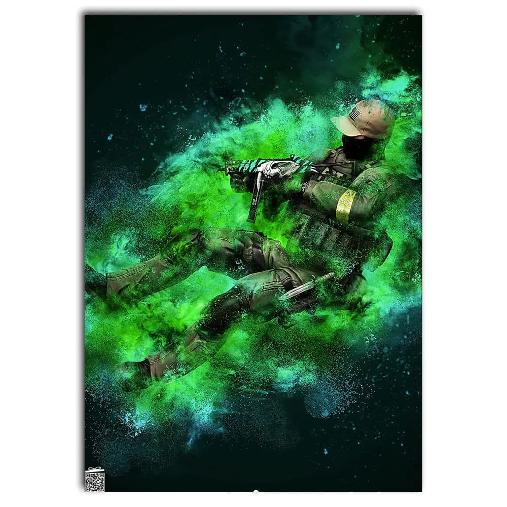 متال پوستر بازی Counter Strike کد G012