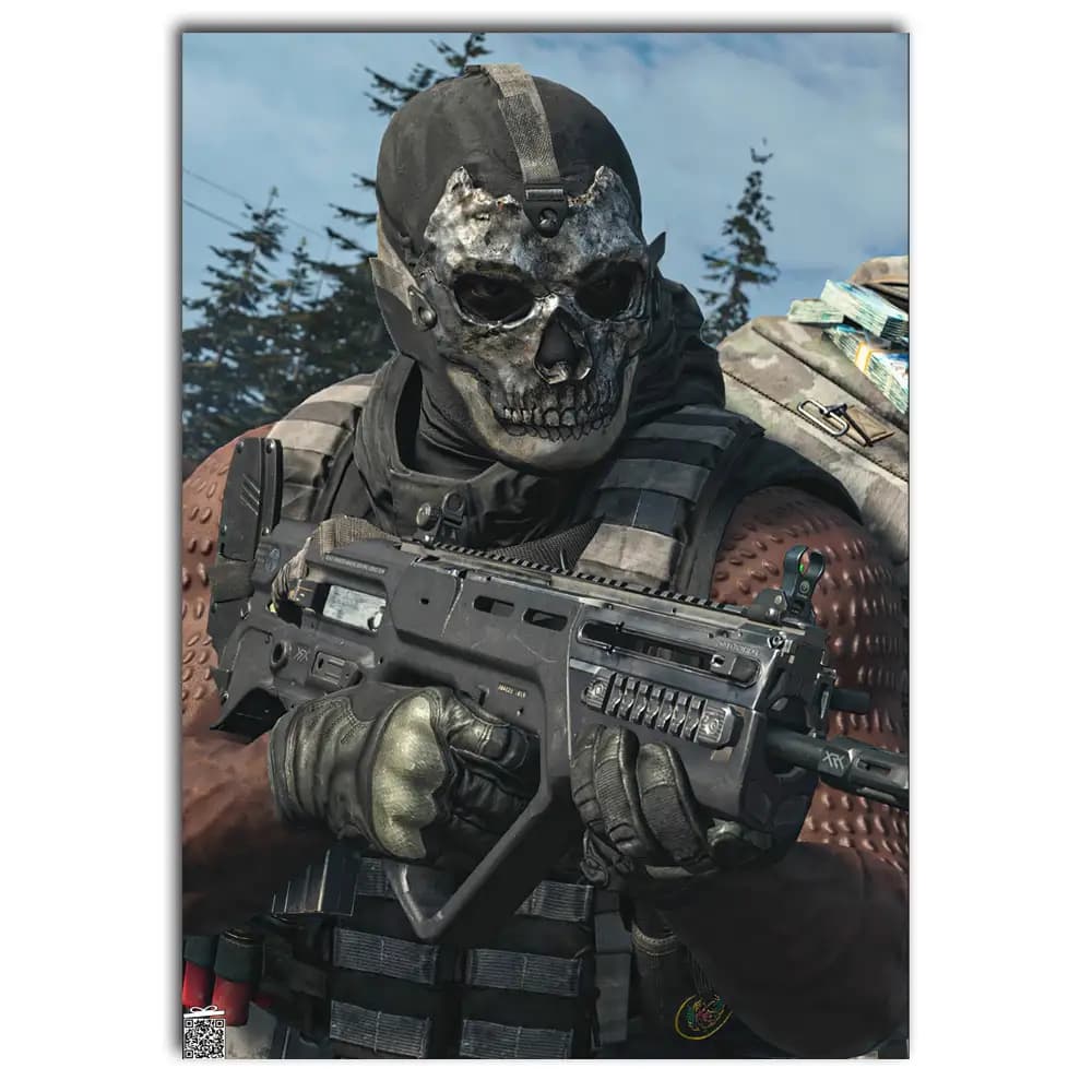 متال پوستر بازی Call Of Duty کد G011