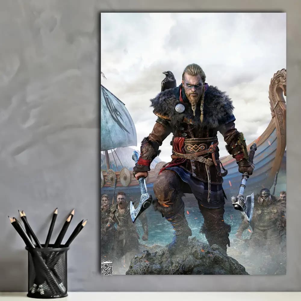 متال پوستر بازی Assassins Creed کد G010 — تصویر ۲