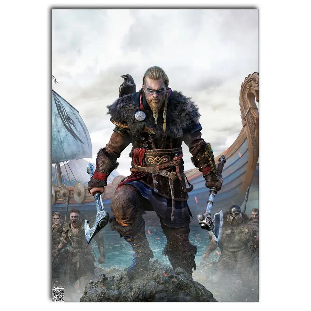 متال پوستر بازی Assassins Creed کد G010