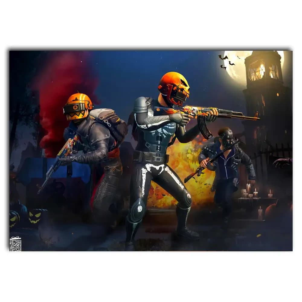 متال پوستر بازی Pubg کد G006