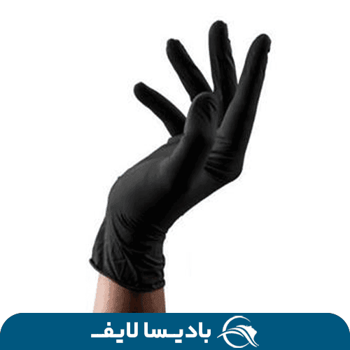 دستکش نیتریل بدون پودر بسته ۱۰۰ عددی — تصویر ۲