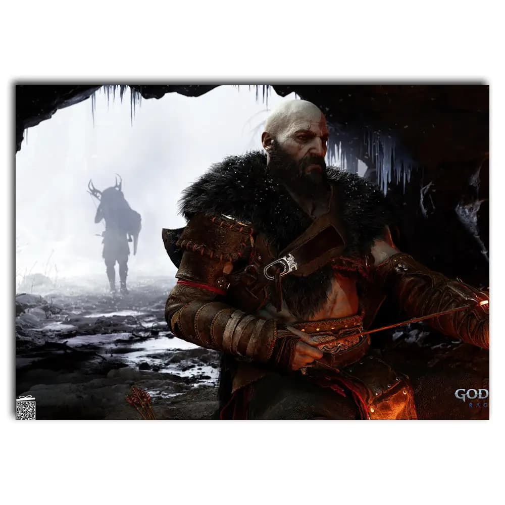 متال پوستر بازی God Of War کد G004