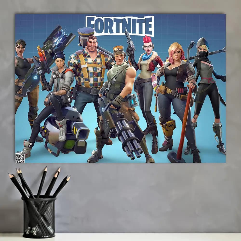 متال پوستر بازی Fortnite کد G003 — تصویر ۲