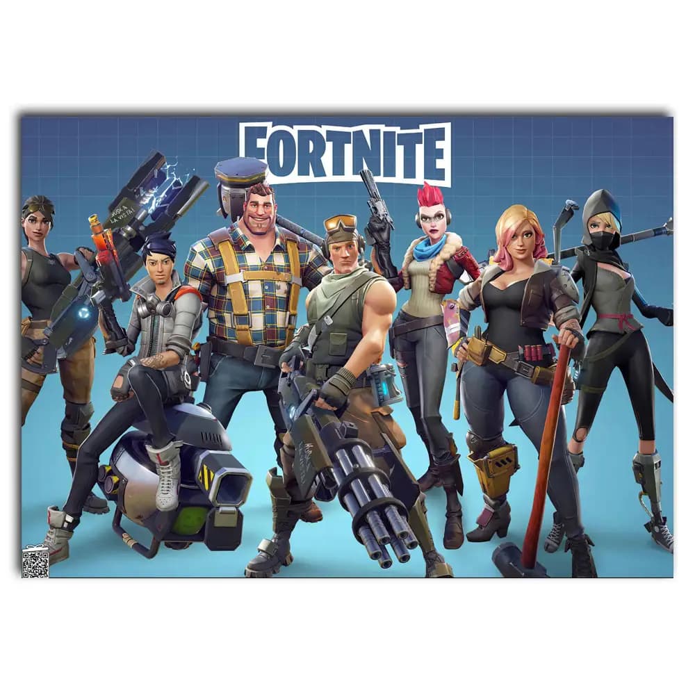 متال پوستر بازی Fortnite کد G003