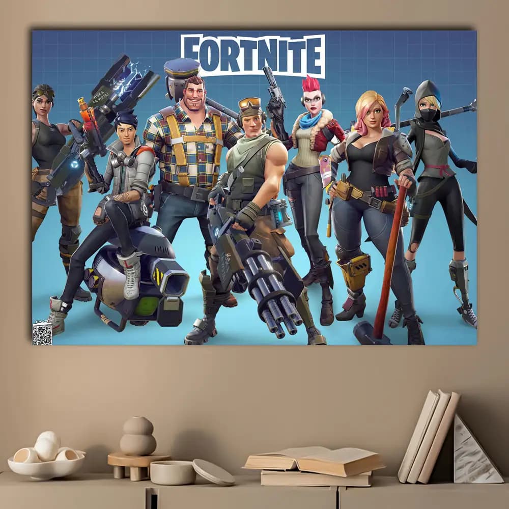 متال پوستر بازی Fortnite کد G003 — تصویر ۳