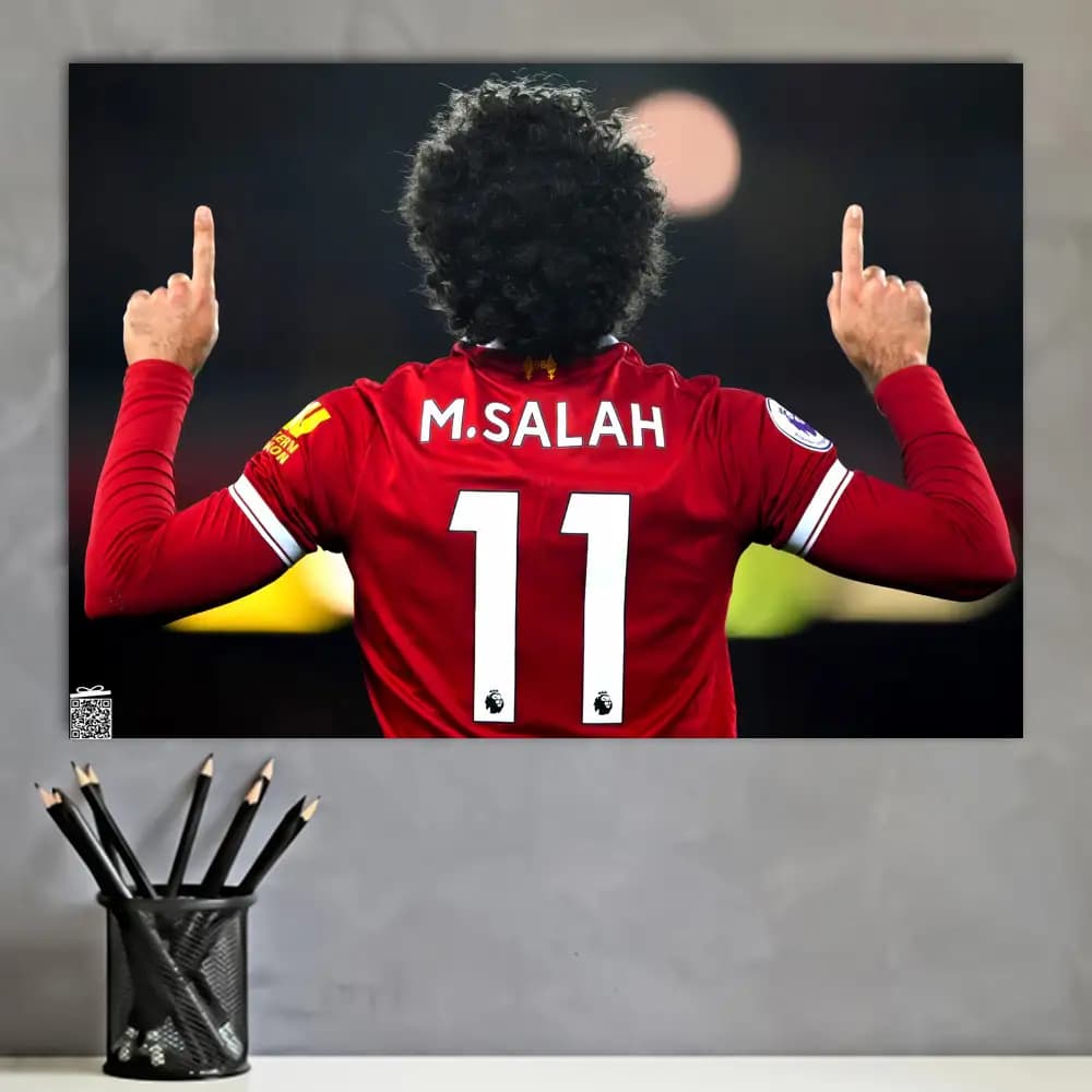 متال پوستر Mohamed Salah کد F006 — تصویر ۲