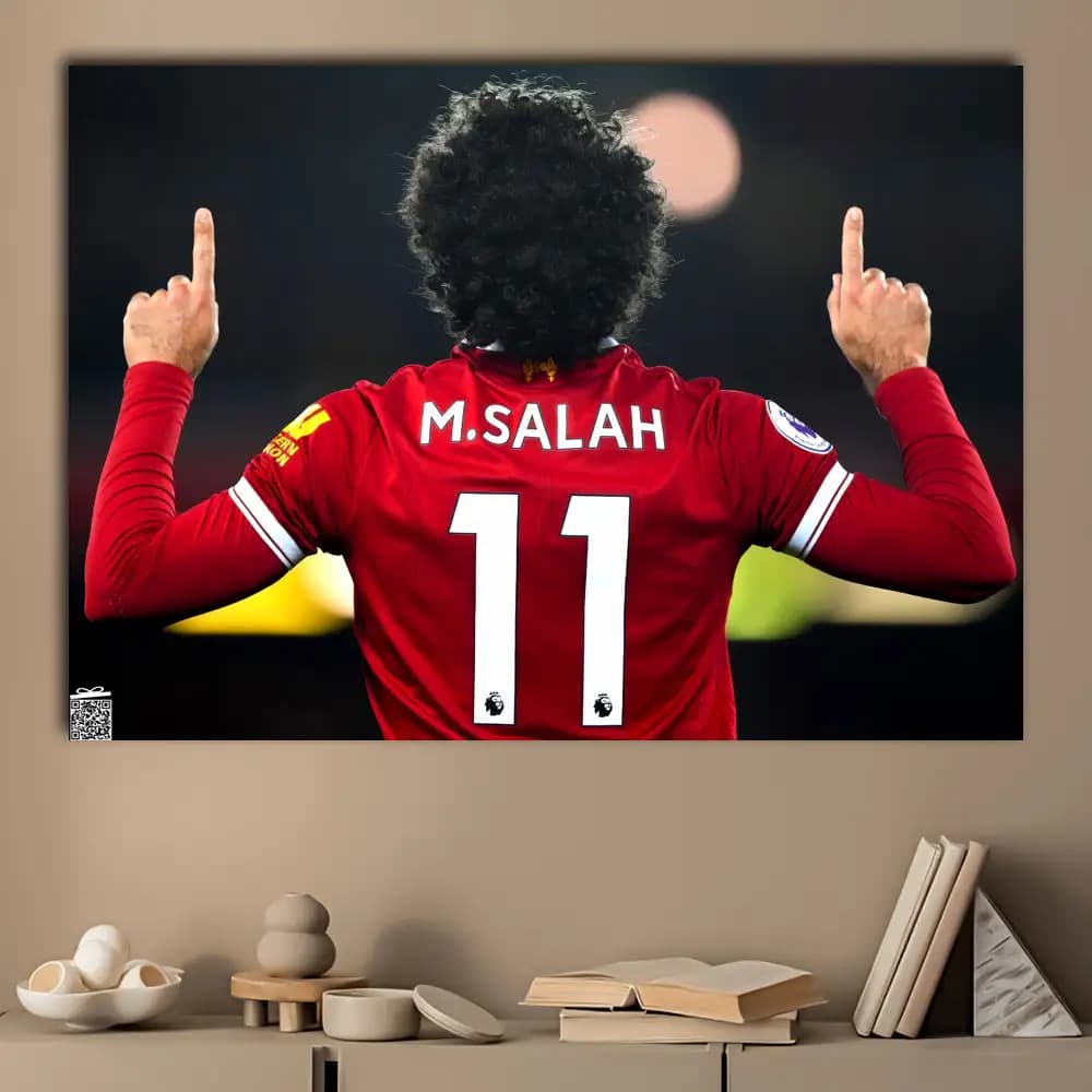 متال پوستر Mohamed Salah کد F006 — تصویر ۳