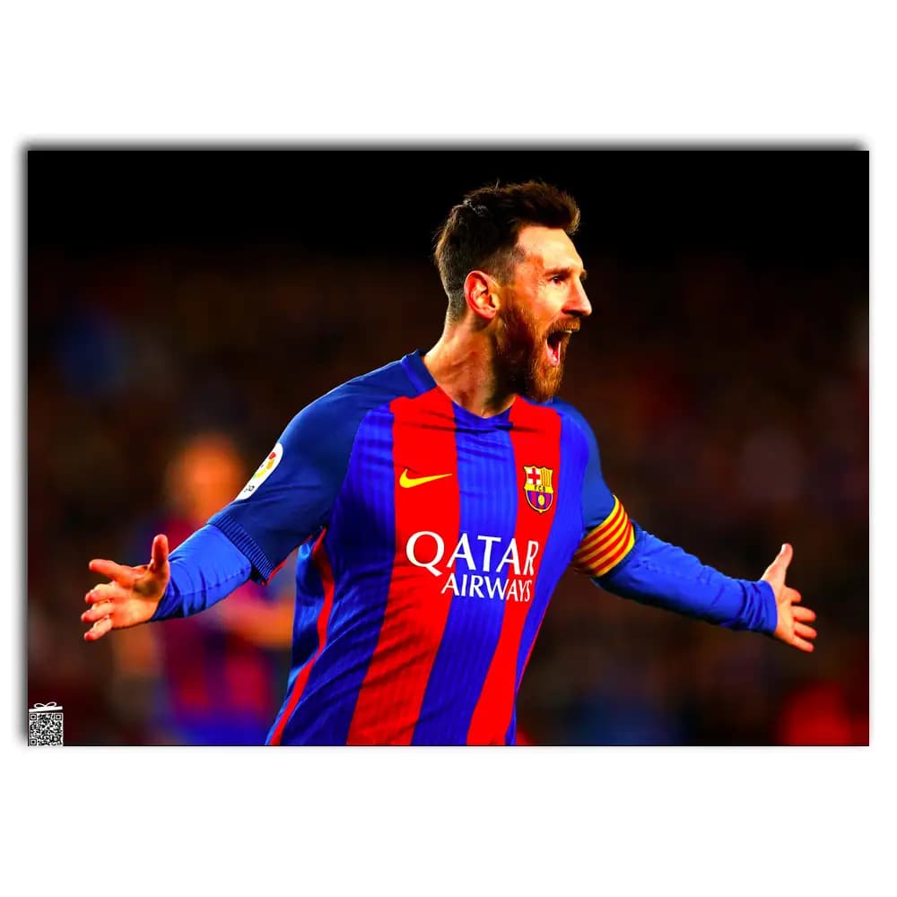 متال پوستر Messi کد F005