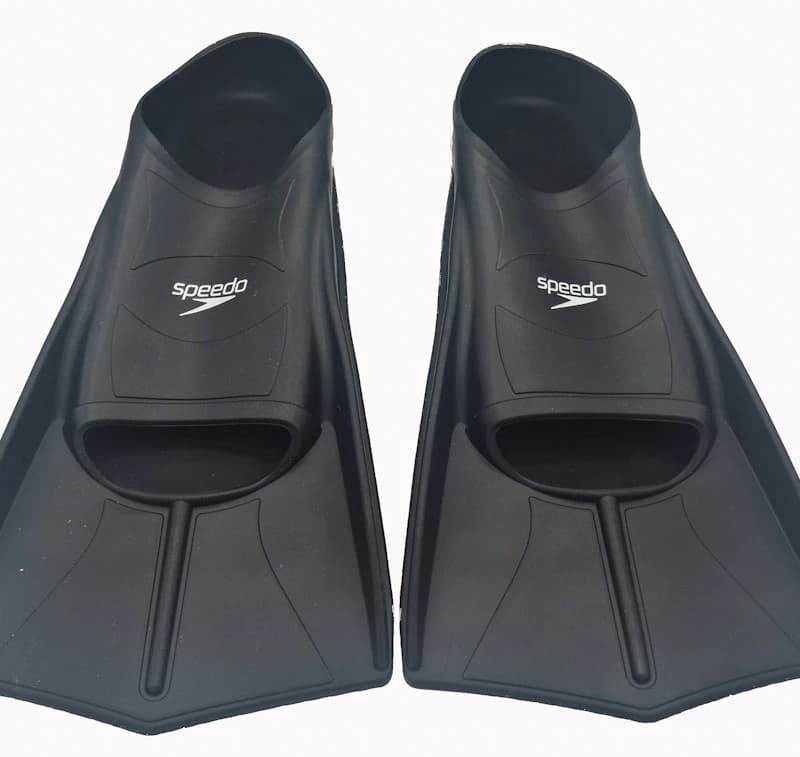فین شنا قدرتی اسپیدو (Speedo) رنگ تمام مشکی | سایز L | سیلیکون نرم