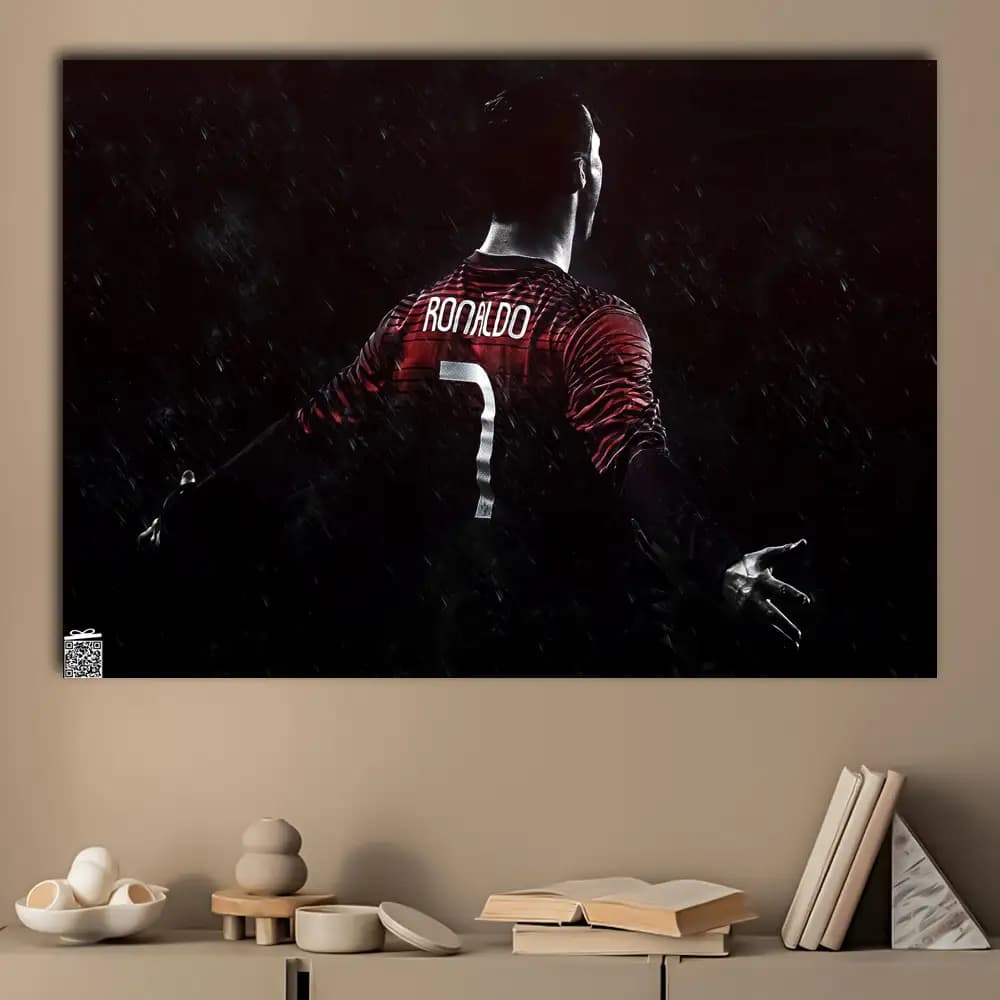 متال پوستر Cr7 کد F001 — تصویر ۳