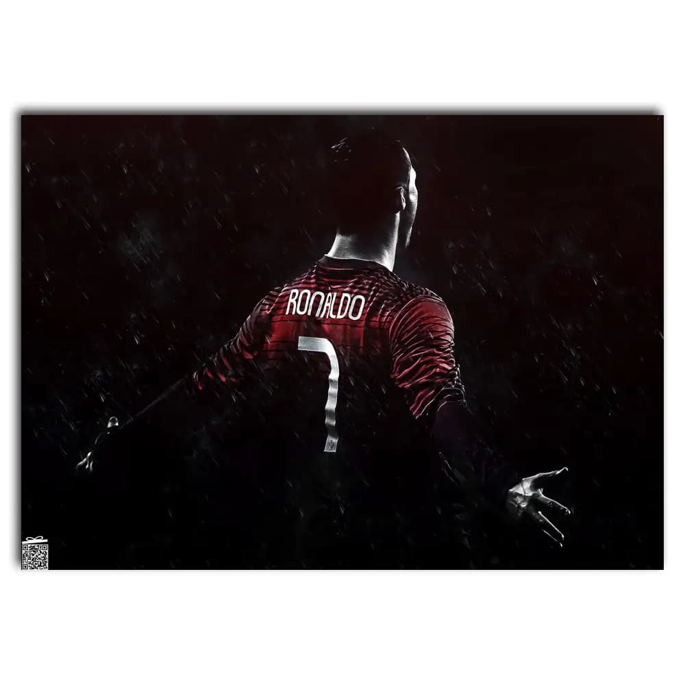 متال پوستر Cr7 کد F001
