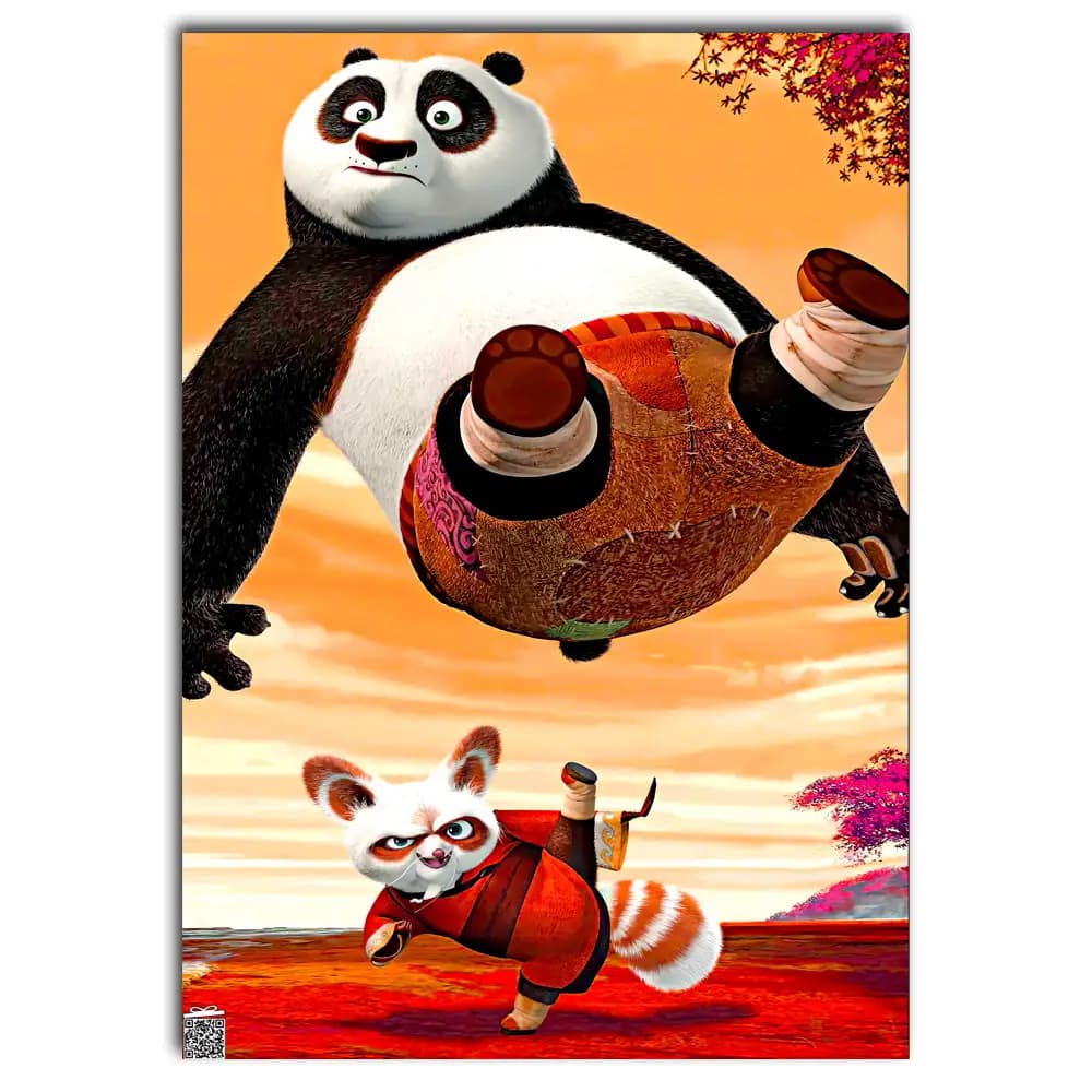 متال پوستر انیمیشن Kung Fu Panda کد K017