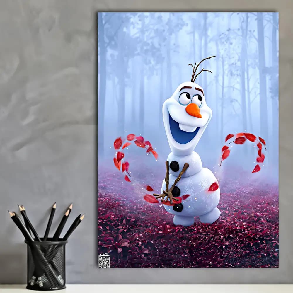 متال پوستر انیمیشن Frozen کد K012 — تصویر ۲