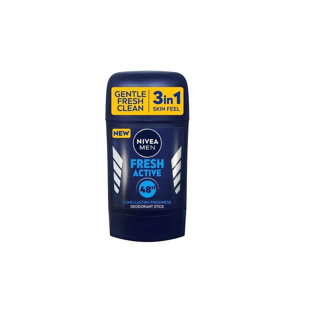 استیک ضد تعریق مردانه نیوا مدل FRESH ACTIVE حاوی عصاره دریایی و روغن آواکادو، حجم 50ML