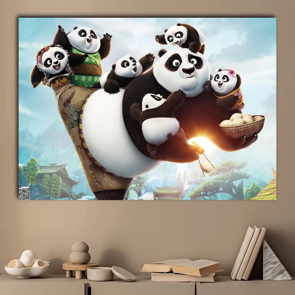 متال پوستر انیمیشن Kung Fu Panda کد K008 — تصویر ۳