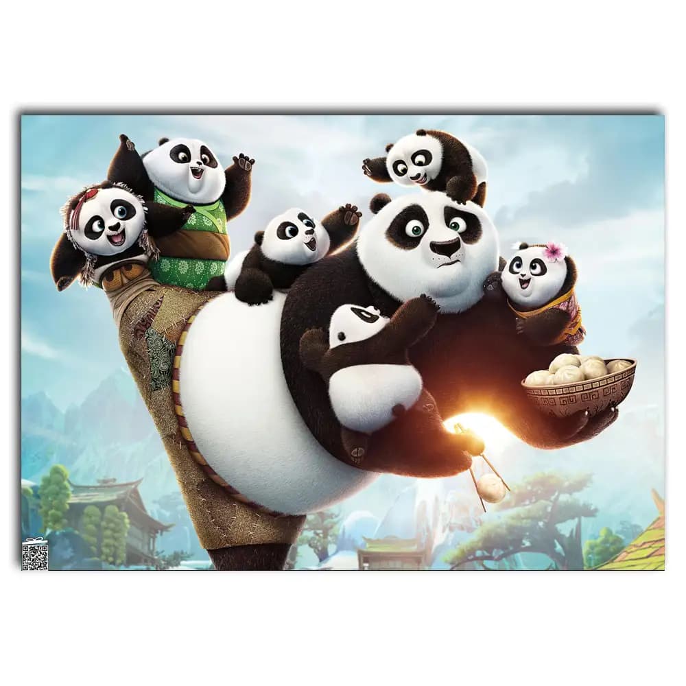 متال پوستر انیمیشن Kung Fu Panda کد K008