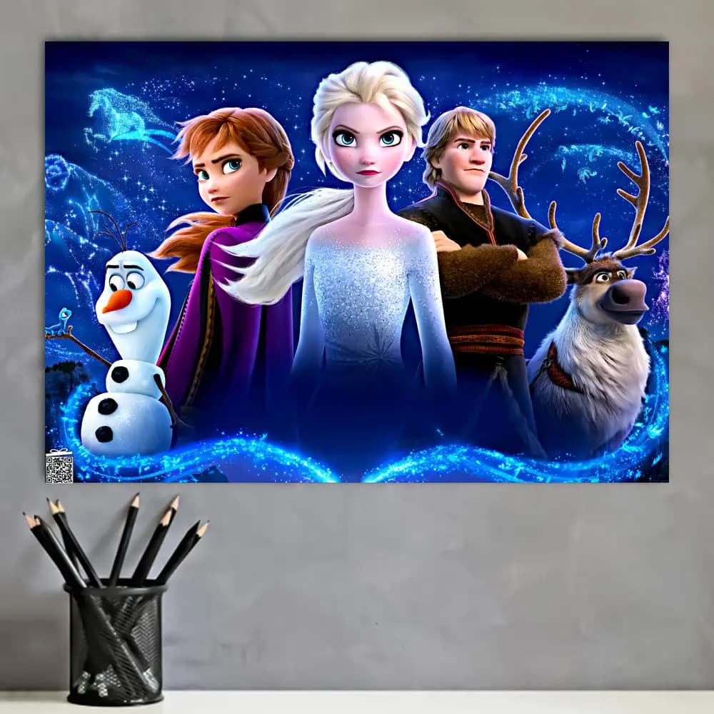 متال پوستر انیمیشن Frozen کد K003 — تصویر ۲