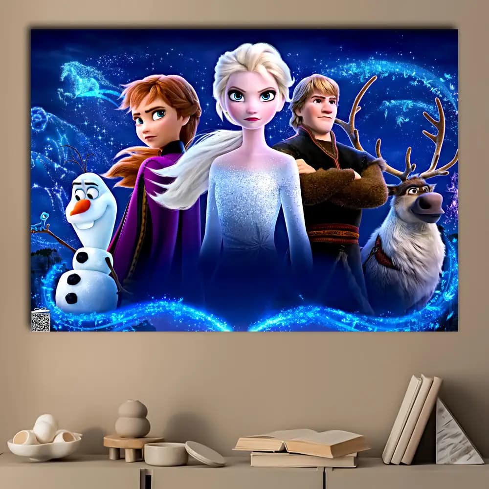 متال پوستر انیمیشن Frozen کد K003 — تصویر ۳