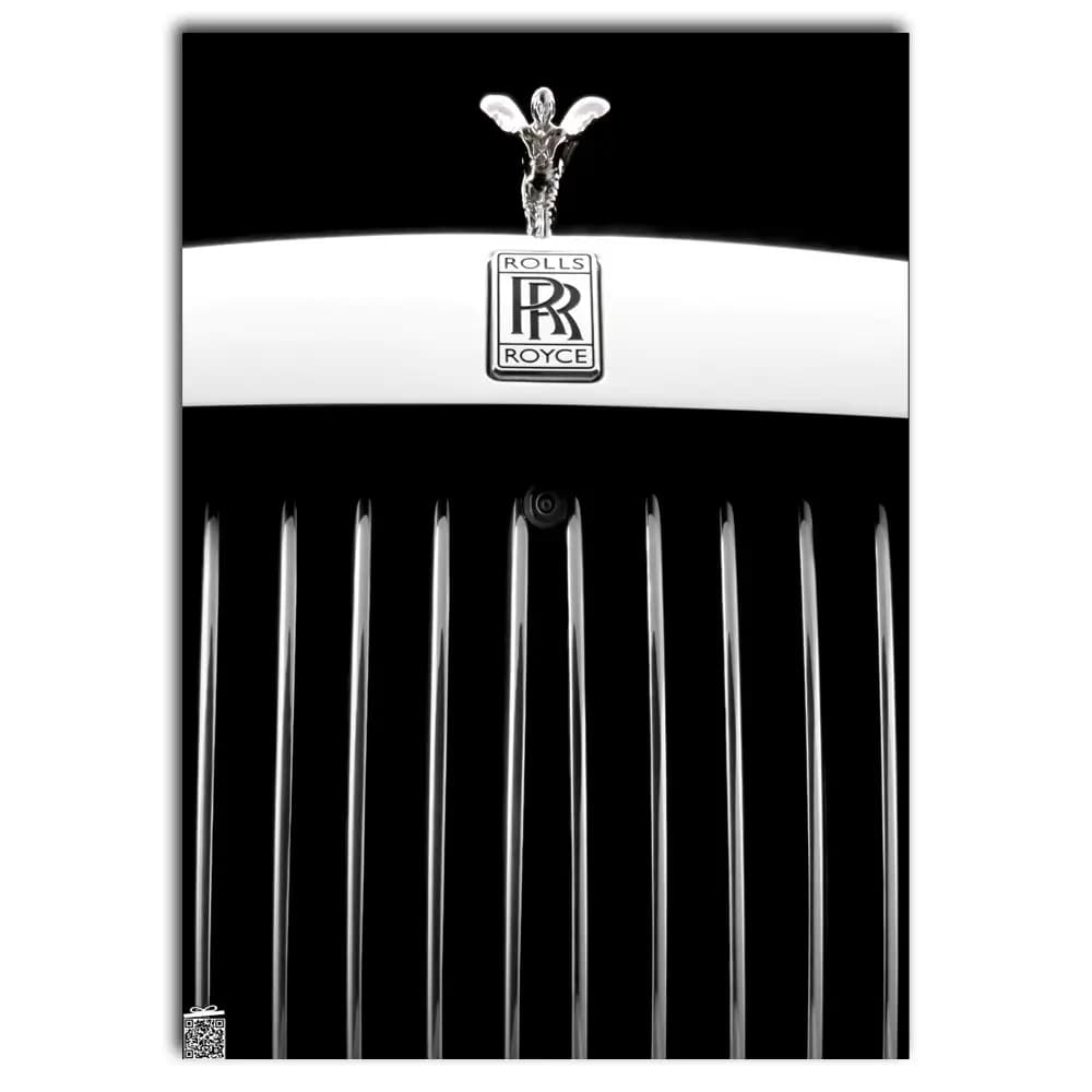 متال پوستر ماشین Rolls Royce کد C014