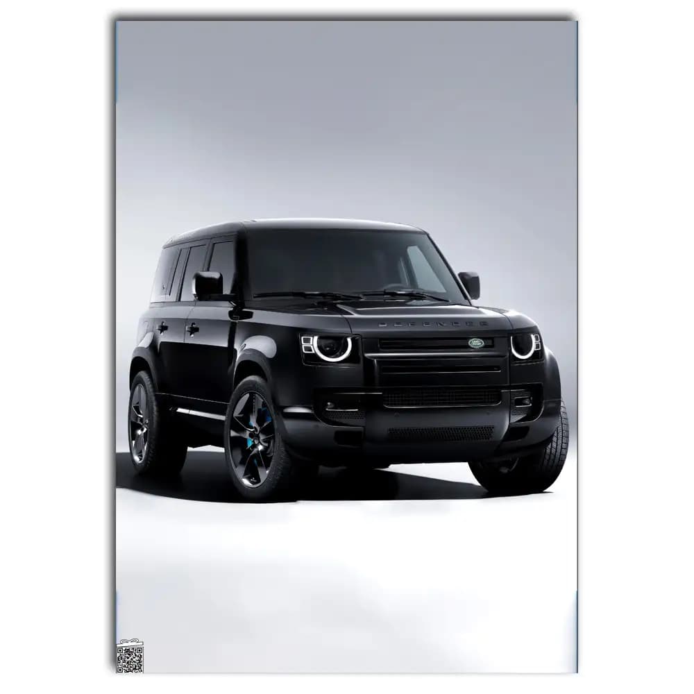 متال پوستر ماشین Land Rover کد C013