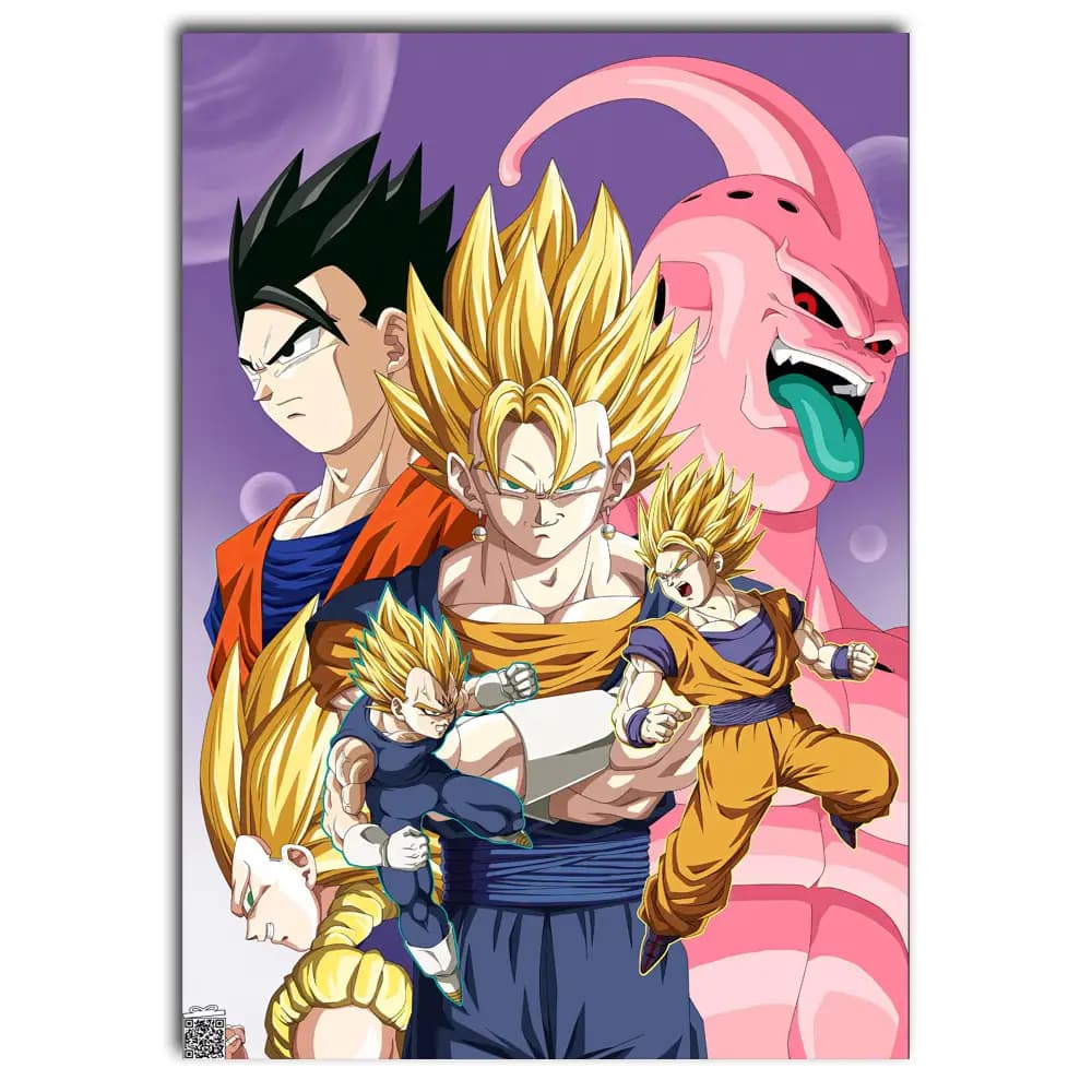 متال پوستر انیمه Dragon Ball کد A018