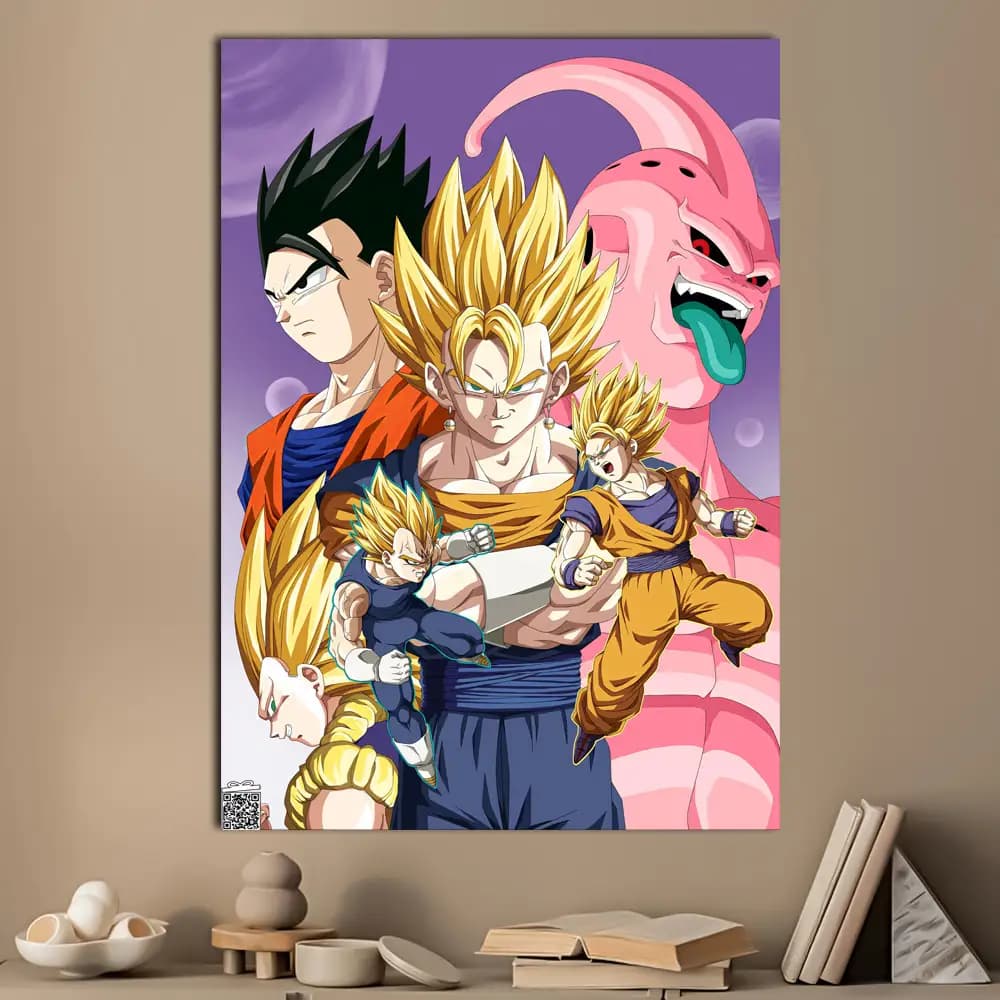 متال پوستر انیمه Dragon Ball کد A018 — تصویر ۳