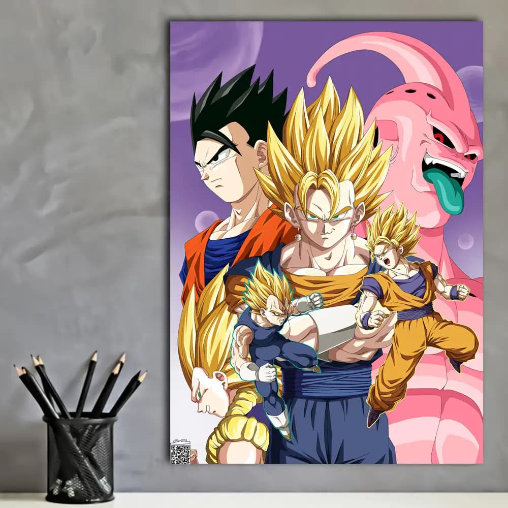 متال پوستر انیمه Dragon Ball کد A018 — تصویر ۲