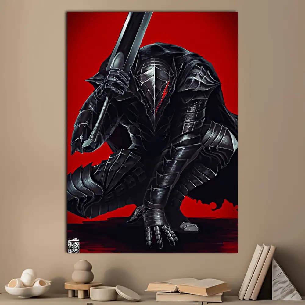 متال پوستر انیمه Berserk کد A014 — تصویر ۳