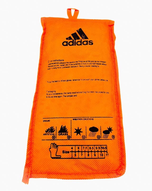 دستکش دروازه‌بانی بچه گانه آدیداس (Adidas) مدل Predator فنردار | سایز 8 (گریپ‌دار با مچ‌بند چسبی) — تصویر ۵