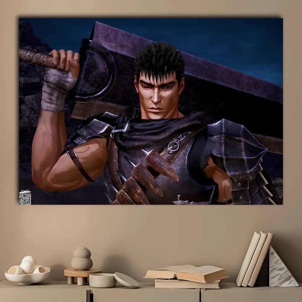 متال پوستر انیمه Berserk کد A003 — تصویر ۳
