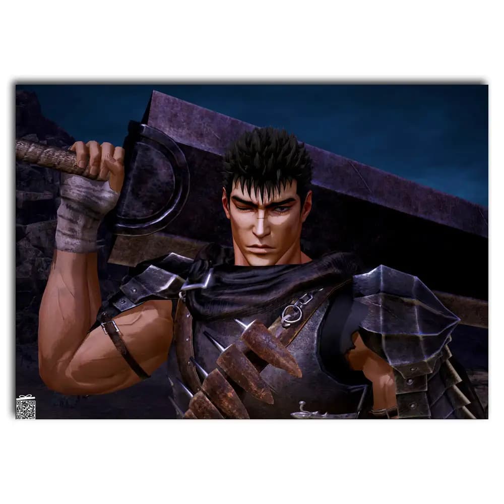 متال پوستر انیمه Berserk کد A003