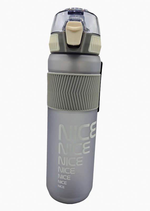 قمقمه ورزشی ایون (EYUN) مدل NICE ظرفیت 1000 میلی لیتر | نیدار با دور سیلیکونی (درب قفلدار + دستگیره) — تصویر ۳