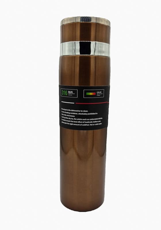فلاسک استیل ۳۱۶ ورزشی (Bottle Sport) ظرفیت ۱۰۰۰ میلی‌لیتر – بند دار — تصویر ۲