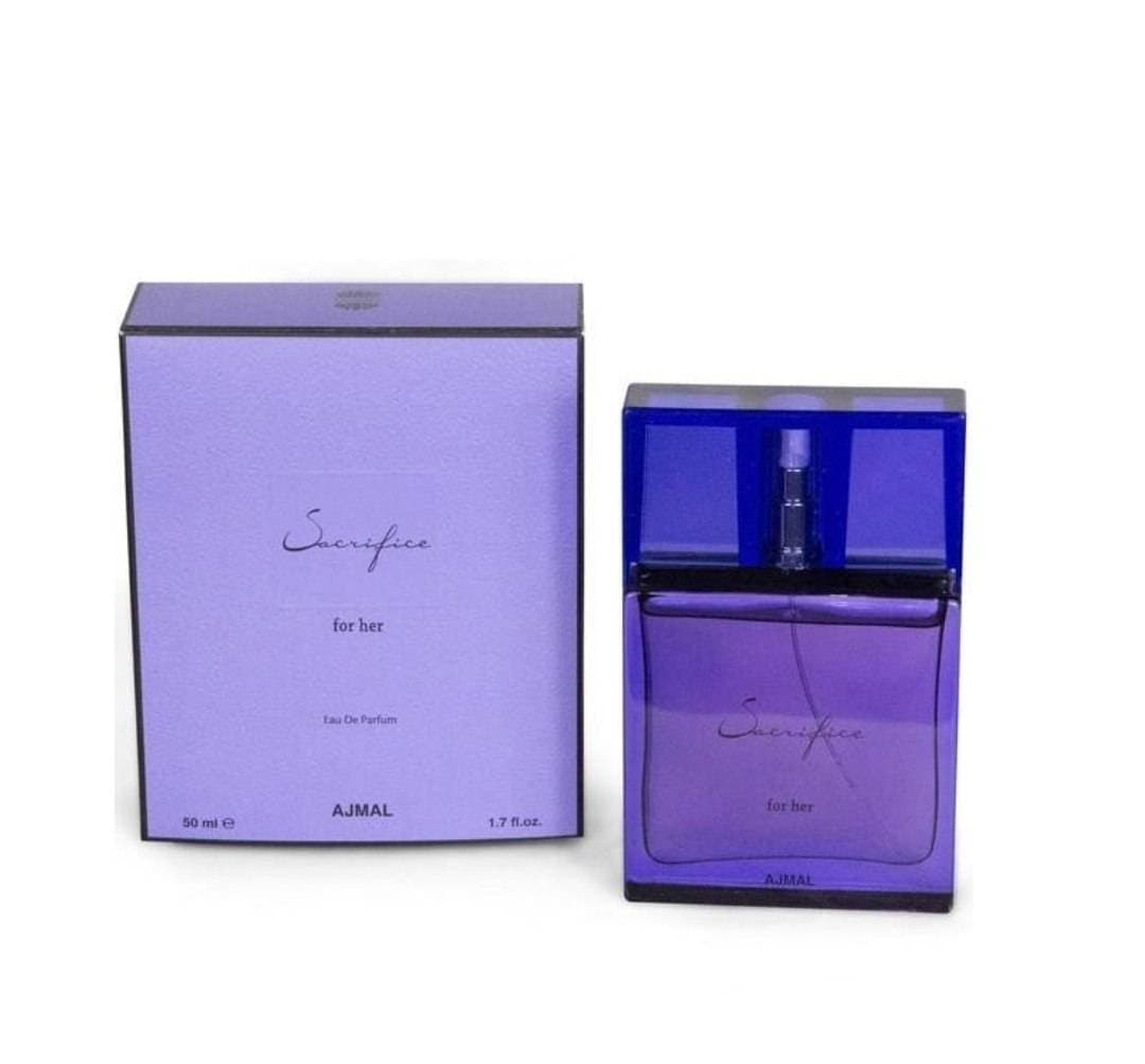 عطر ادکلن ساکریفایس بنفش اماراتی اجمل — تصویر ۳