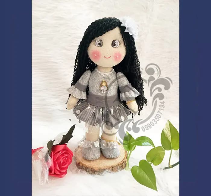 عروسک ایستاده نمدی